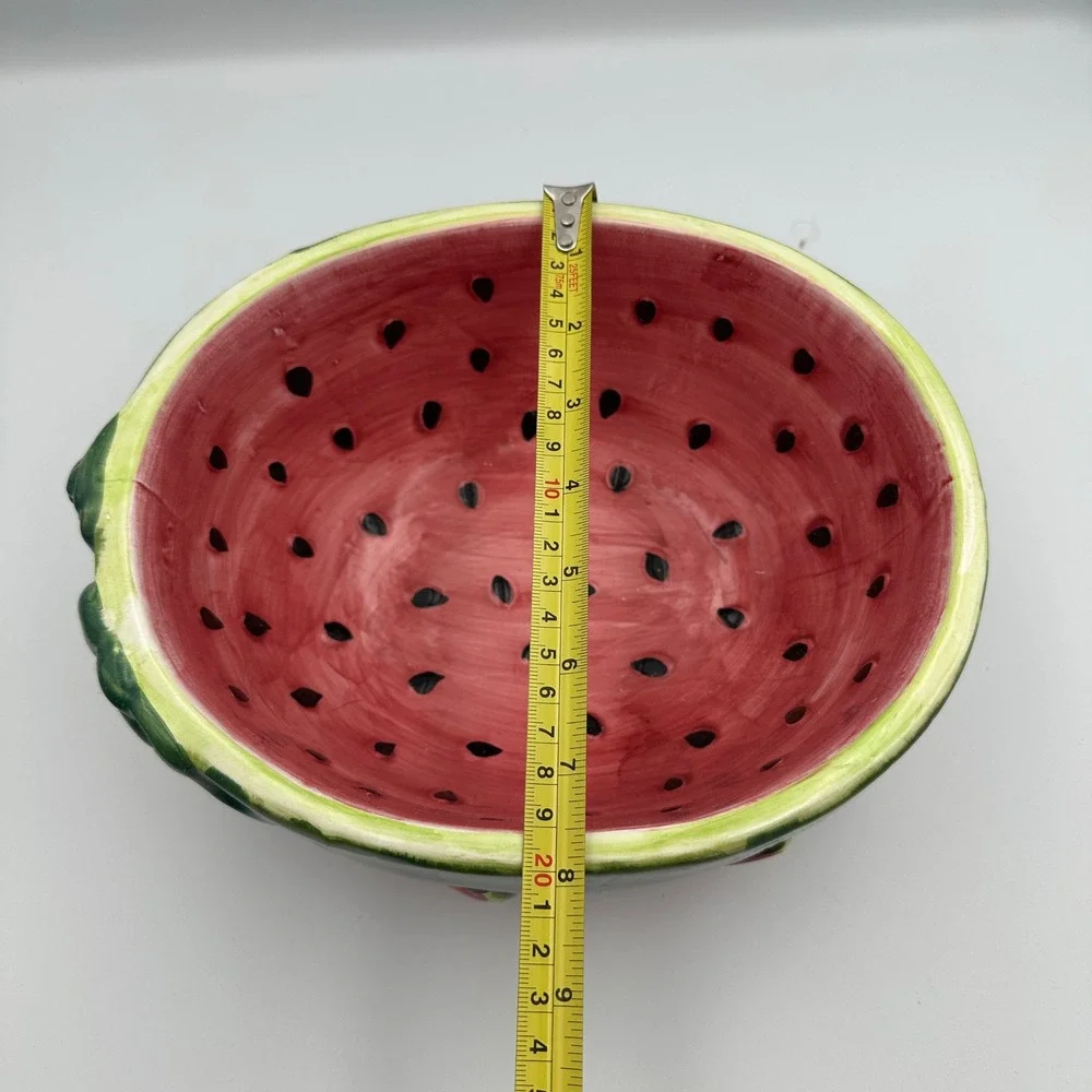 Watermelon Bowl & Napkin Holder Set Fruit‎ Kitchen Decor Summer Fun
